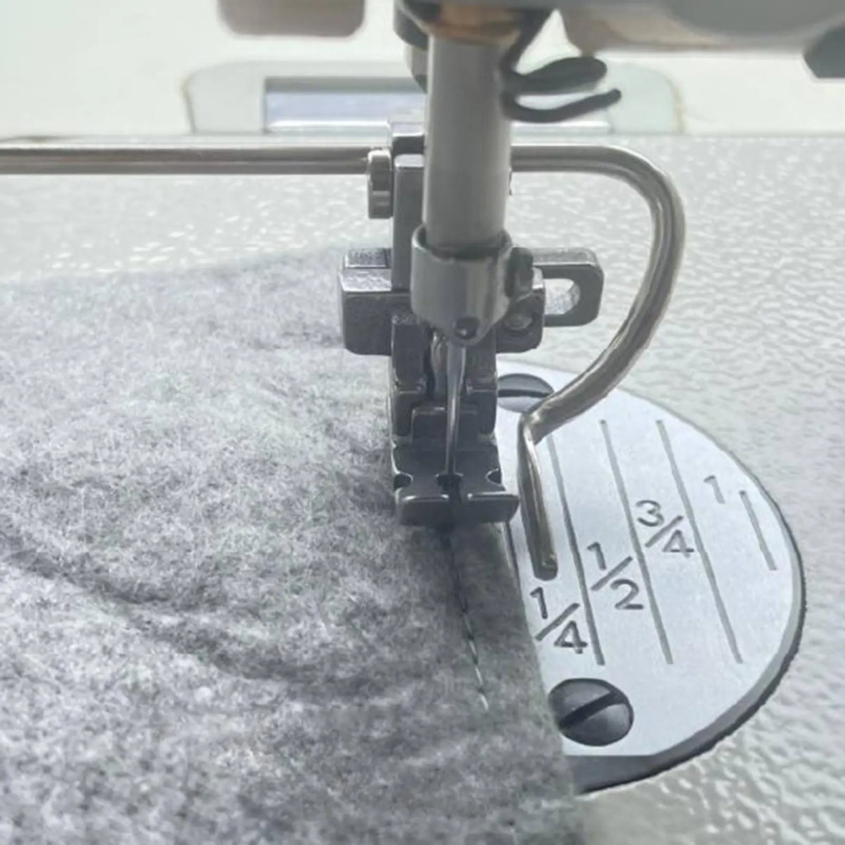 Adjustable Guide Quilter Presser Foot – Steel, Easy Install