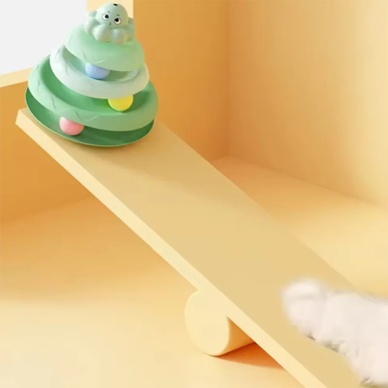 3-Layer Ball Cat Turntable & Octopus Teaser Toy | Pet Puzzle