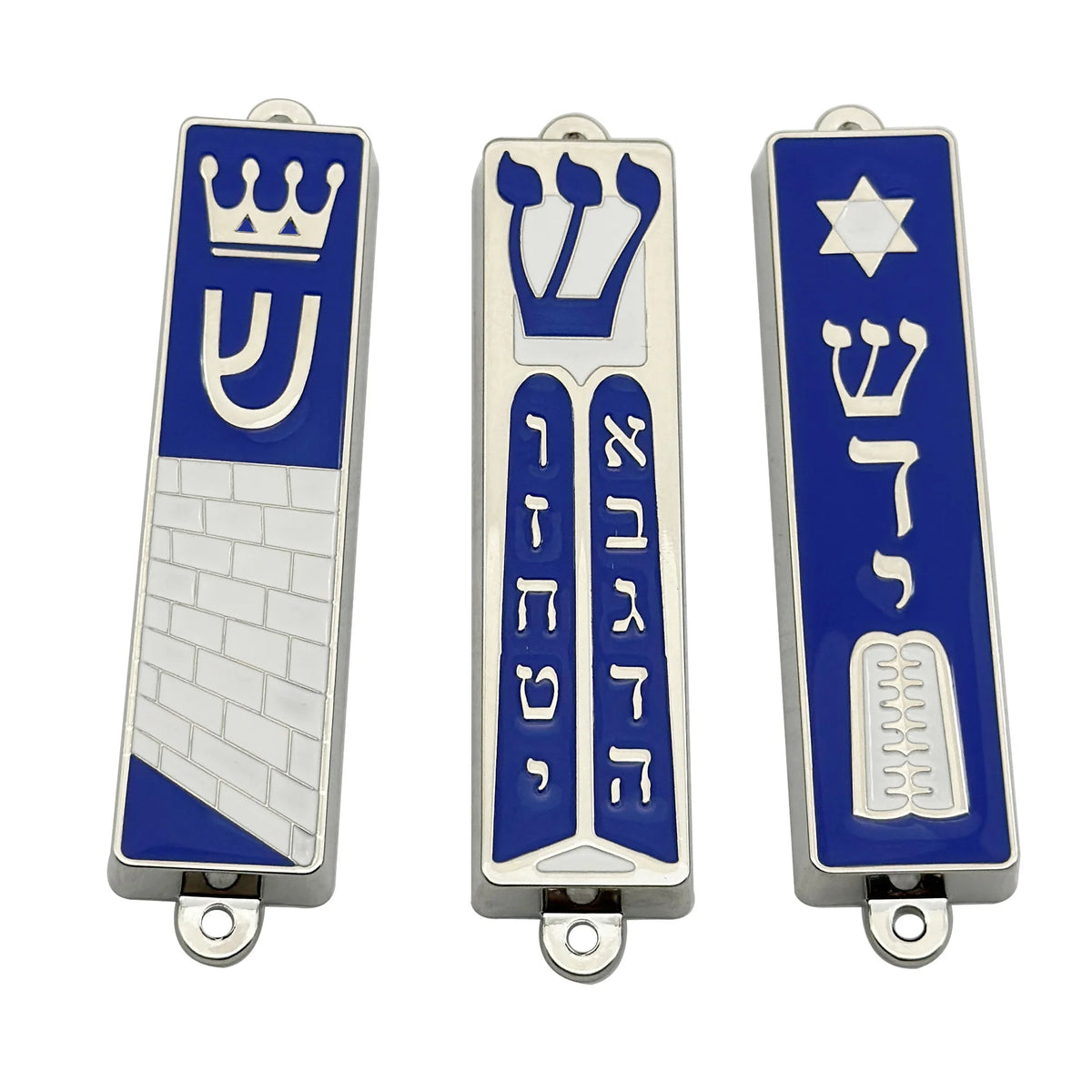 Alloy Mezuzah Door Decor – Jerusalem Hanukkah Gift