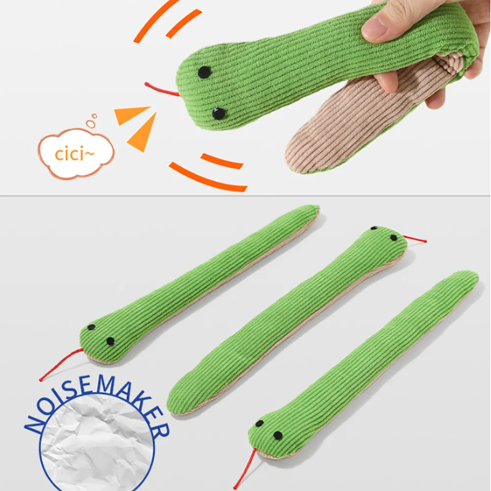 Crinkle Sound Kicking Cat Toy – Soft Plush Persimmon Teaser