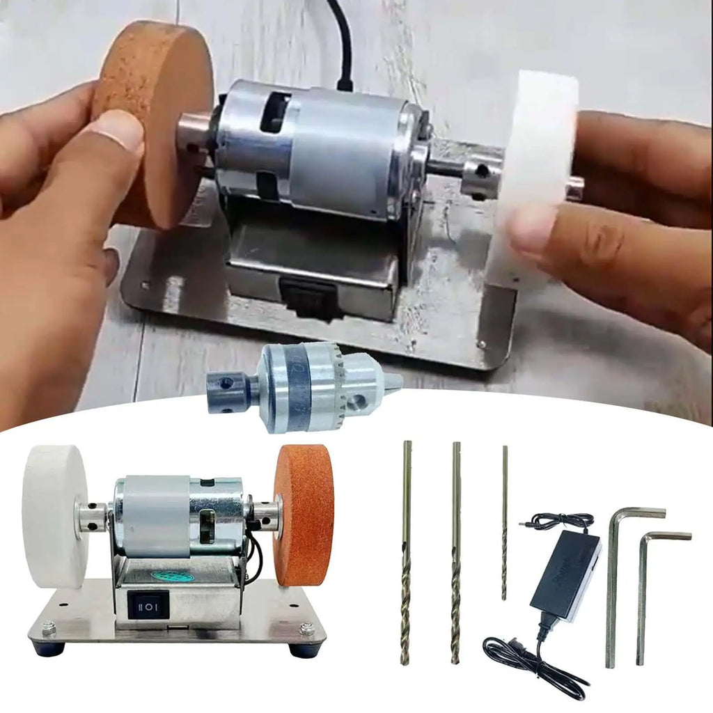 Mini Belt Sander & Grinder – 7-Speed USB-C DIY Woodworking
