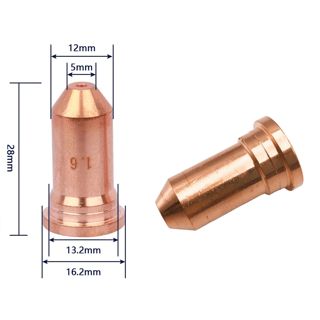 10-Pack Plasma Torch Nozzle Tips 51246 51248 for PT-100 Series