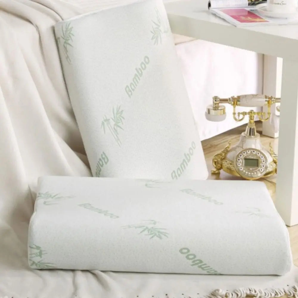 Bamboo Fiber Slow Rebound Memory Foam Pillow – Neck Support