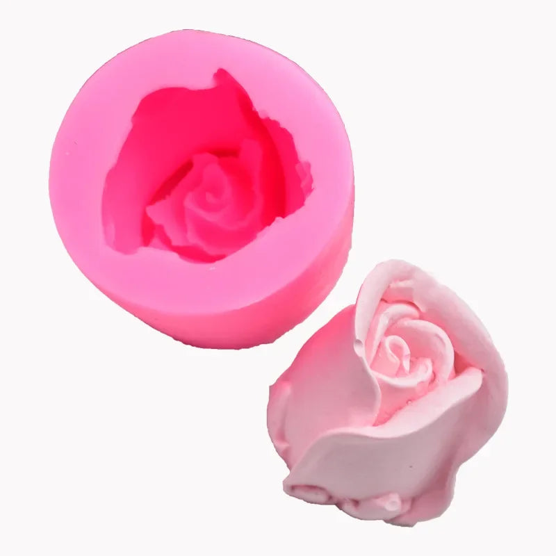 3D Tulip Rose Silicone Mold – DIY Candle Soap Resin Crafts