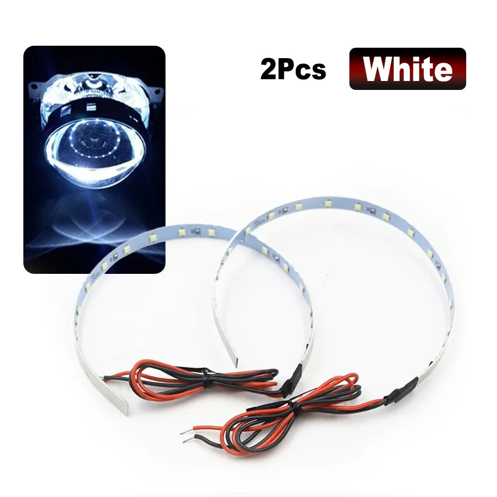 LED Devil Eyes DRL Module – Projector Lens Retrofit, 6 Colors