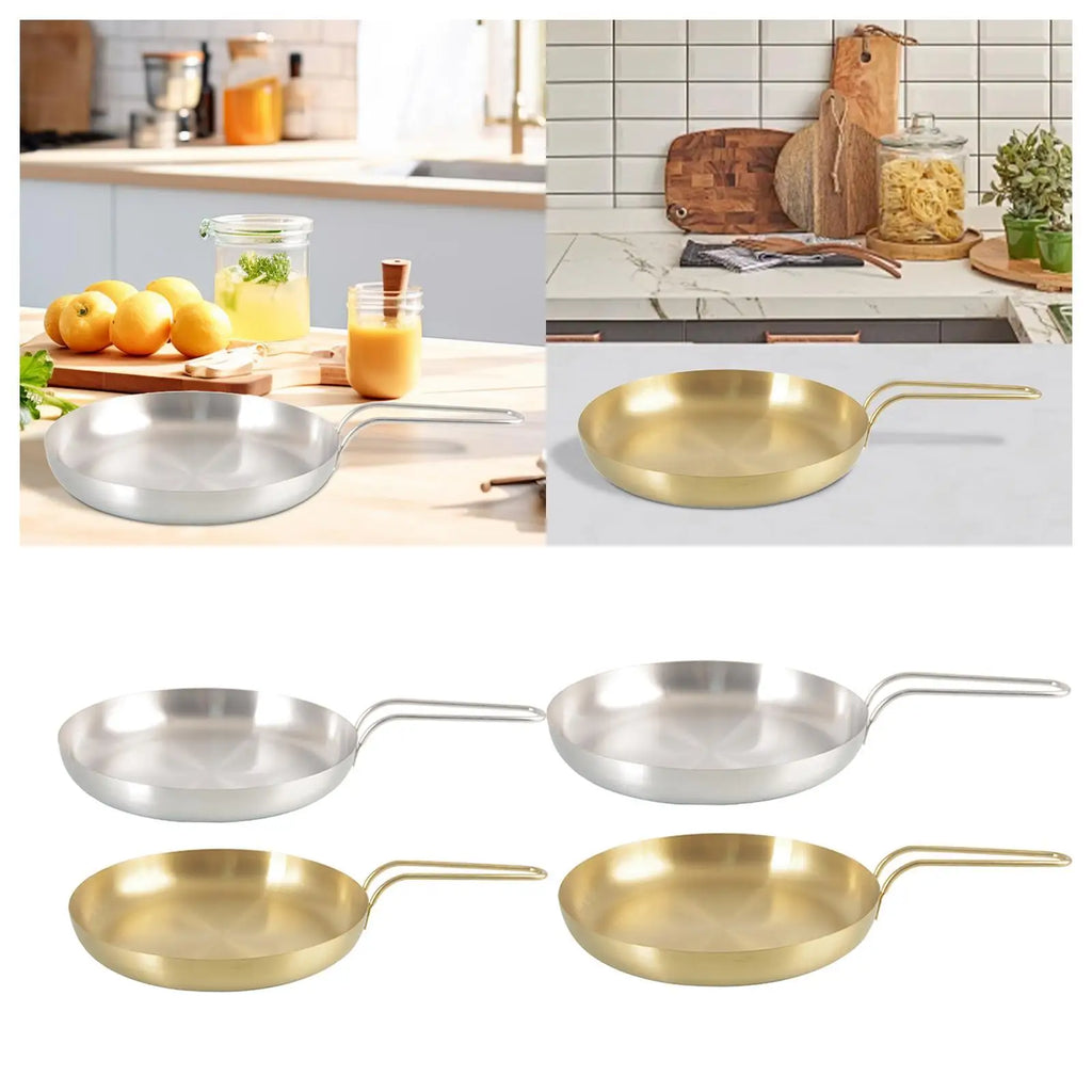 Stainless Steel Nonstick Grill Pan – Steak & BBQ Skillet