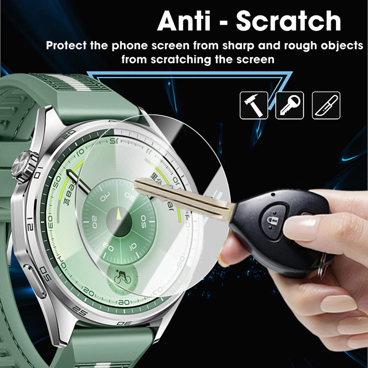 9H Tempered Glass Screen Protector – Huawei Watch GT6 41mm 46mm