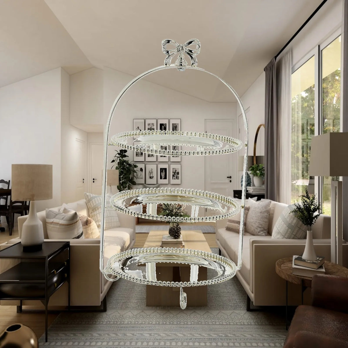 Tiered Metal Cake Stand Rack – Dessert & Fruit Display