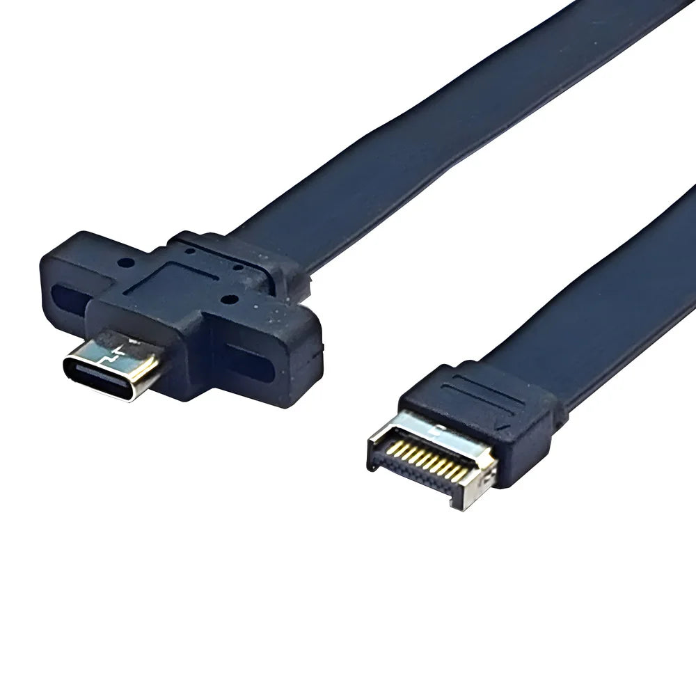 USB 3.2 Gen2 Type-E to Type-C Motherboard Header Cable