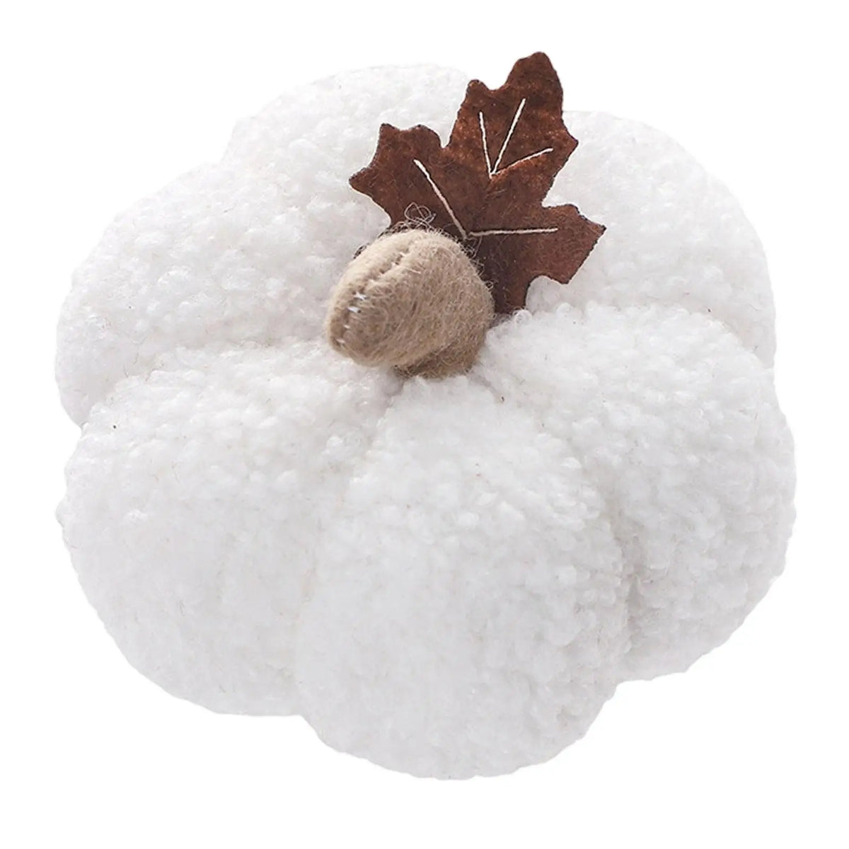 Velvet Artificial Pumpkin – Fall & Thanksgiving Tabletop Decor