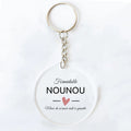 Best Nanny Acrylic Keychain French Print Nounou Gift