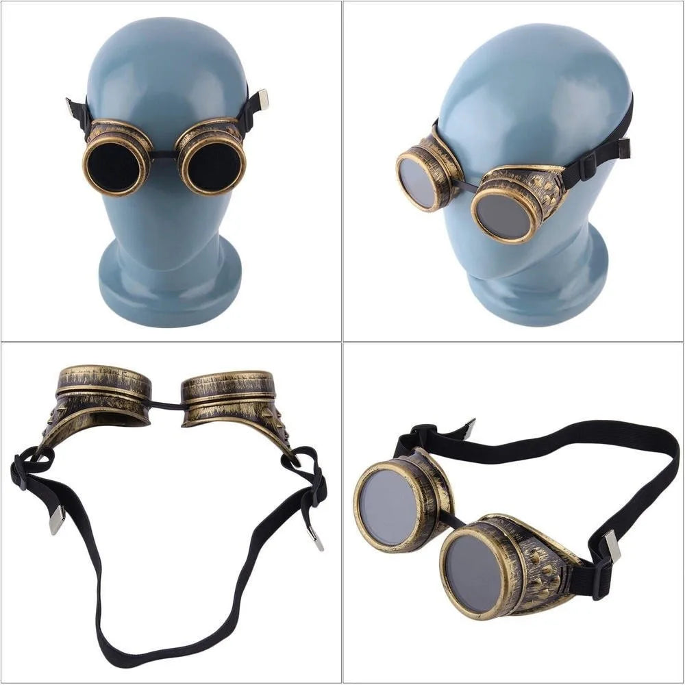 Steampunk Goggles Vintage Goth Victorian Cosplay Glasses