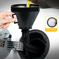 Oil Funnel with Filter, Strainer & Extension Hose | Car & Truck