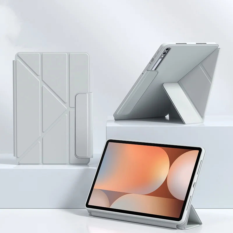 PU Leather Tri-Fold Stand Case – Samsung Galaxy Tab S10 Lite