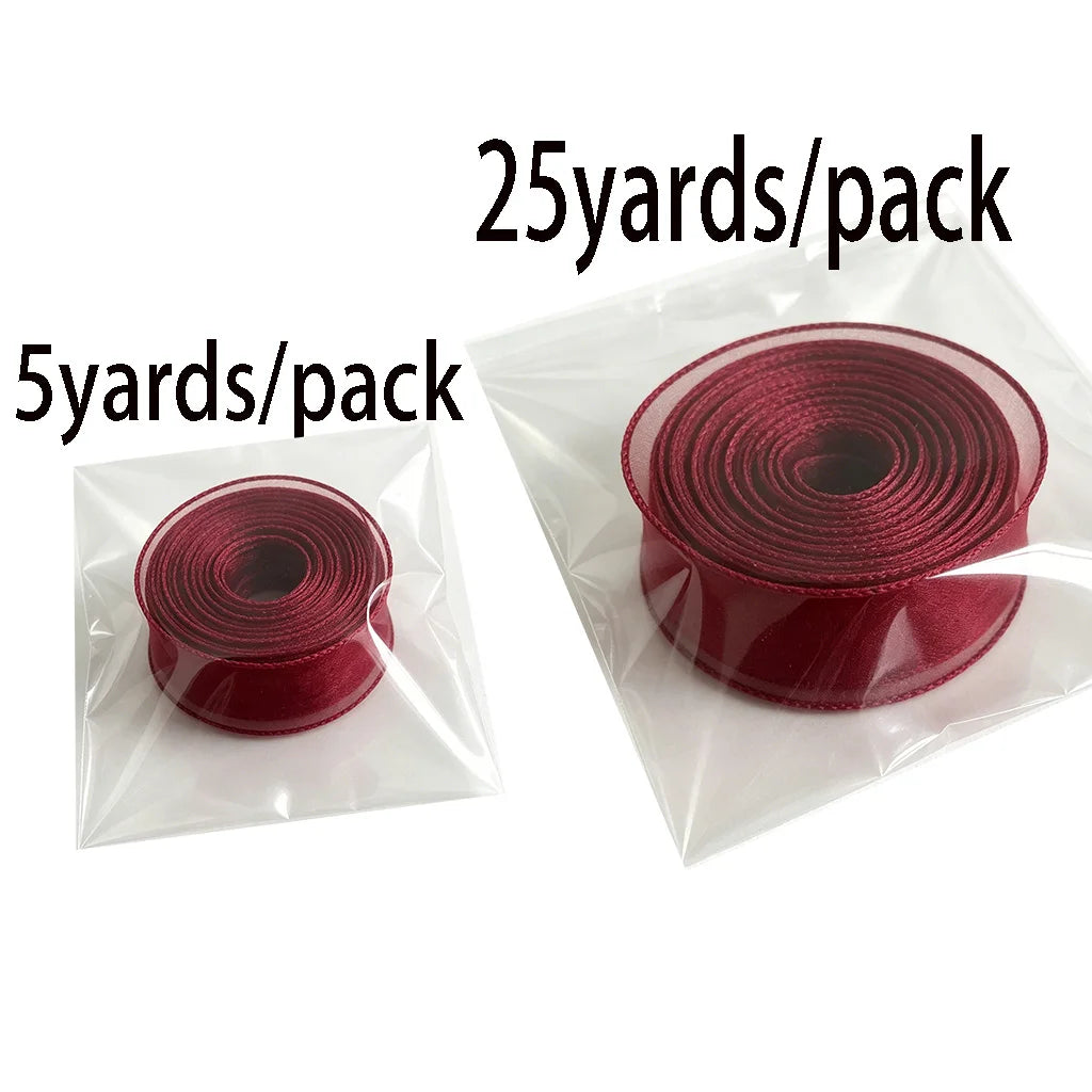 60mm Wave Organza Ribbon for Hair Bows & Gift Wrapping