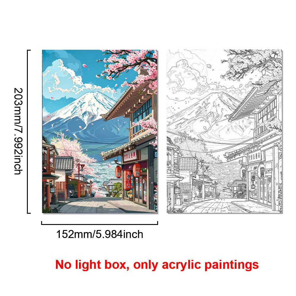 Tokyo City LED Light Painting | Wall Art Night Light Décor