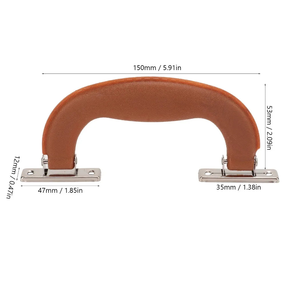 Vintage Trunk Luggage Handles 5-Set | Retro Replacement Pulls