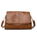 Women's PU Leather Crossbody Flap Bag | Small Shoulder Purse