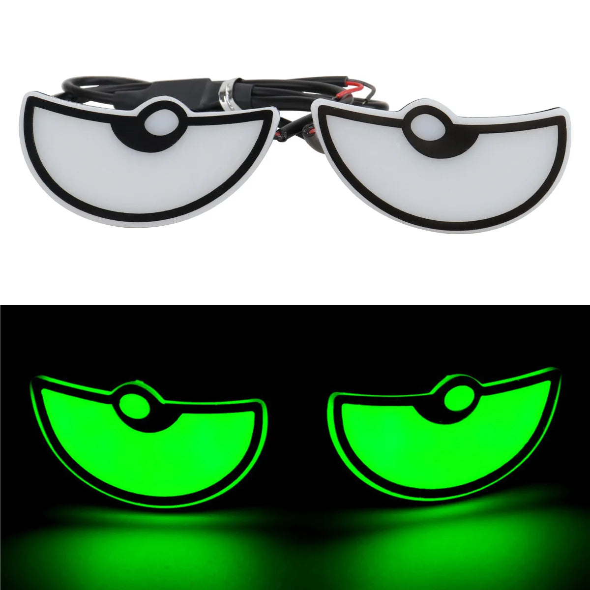 2-Pack LED Demon Eye Headlight Accent Lights – Car & Motorcycle