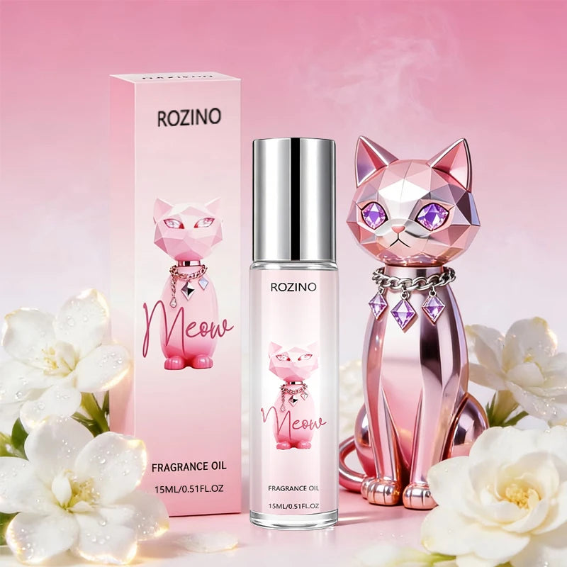 ROZINO Jasmine Gardenia Roll-On Perfume Oil | Alcohol-Free 15ml