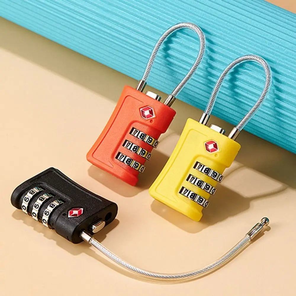 TSA 3-Digit Combination Padlock – Luggage Travel Lock