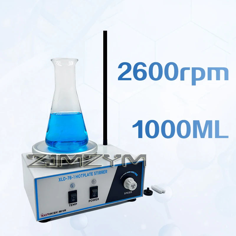 Magnetic Stirrer with Heating & Stepless Speed Control 1000mL