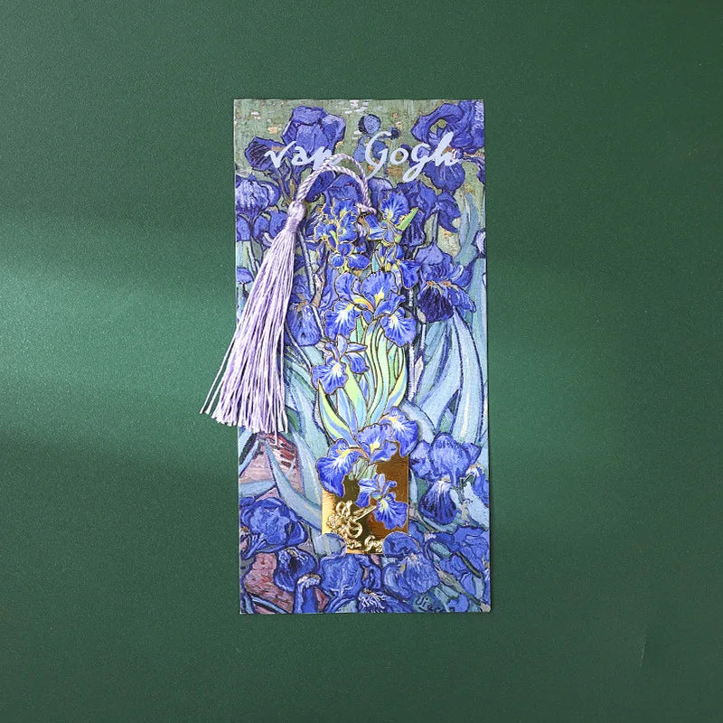 Vintage Hollowed Metal Bookmark | Oil Painting Book Clip