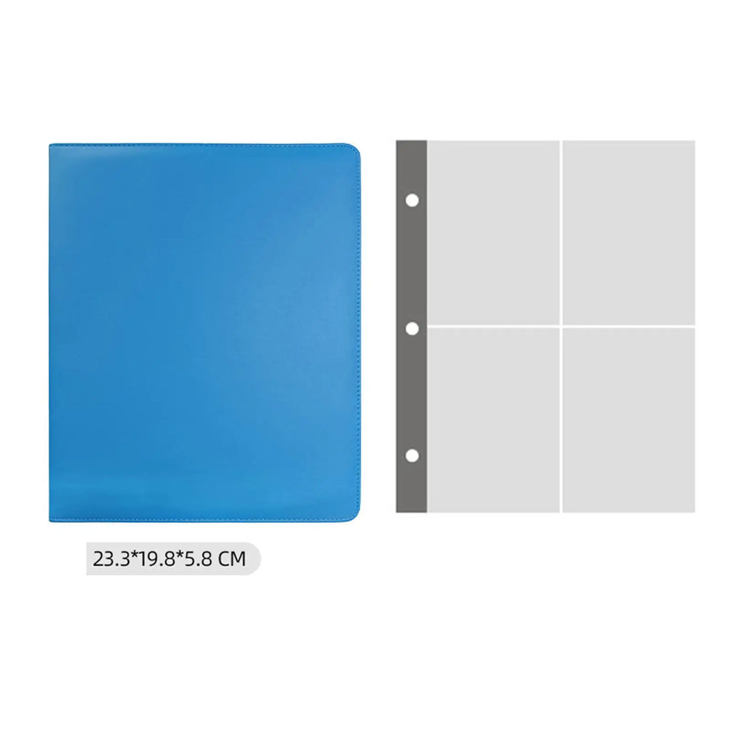 MagiDeal 400-Pocket PU Leather A5 Binder Card Album