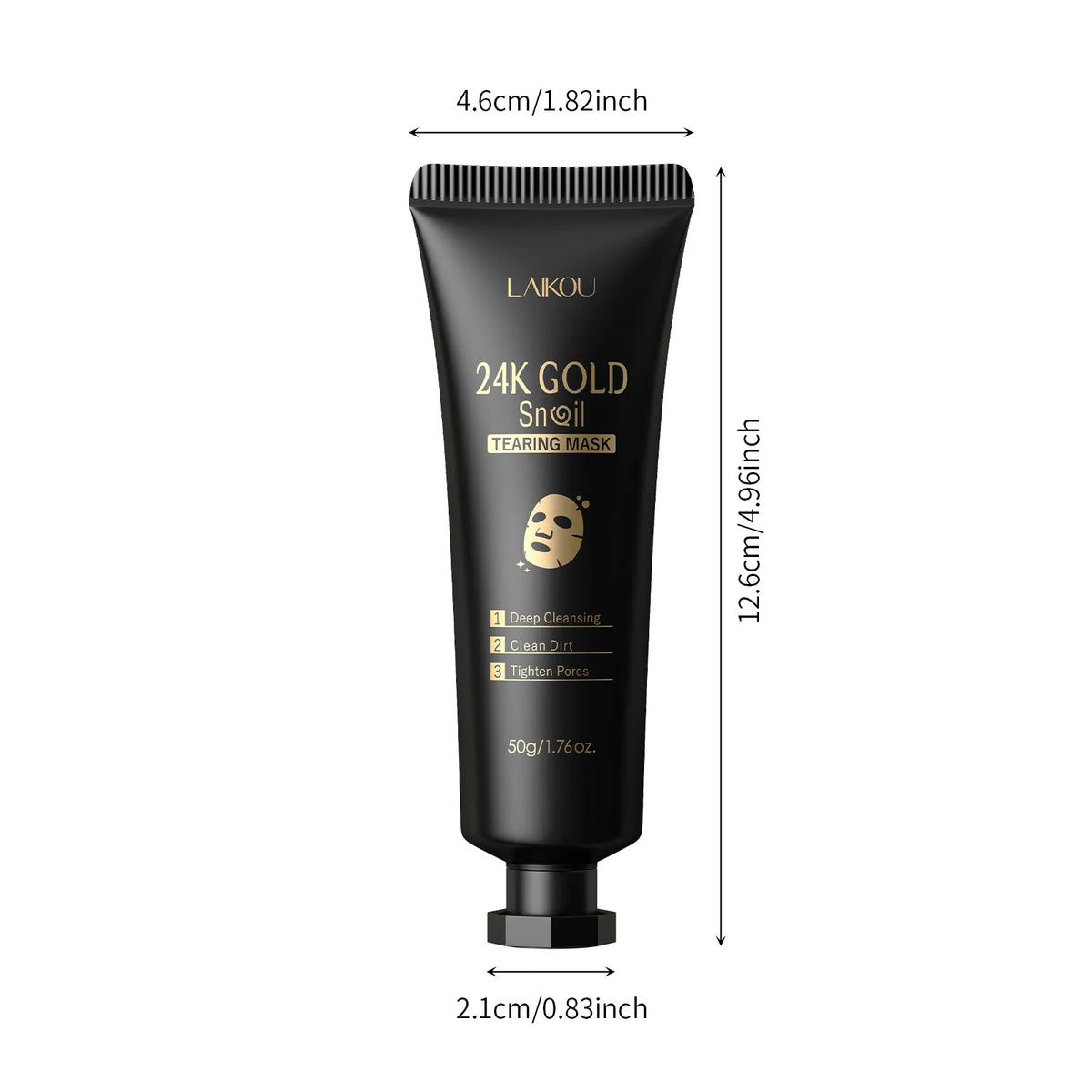LAIKOU Vitamin C Peel-Off Face Mask – Pore Cleansing & Glow