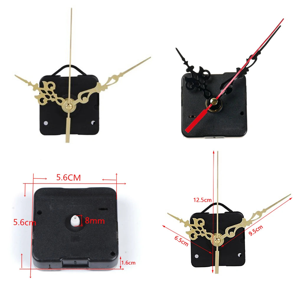 DIY Quartz Wall Clock Movement Mechanism Kit with Hands