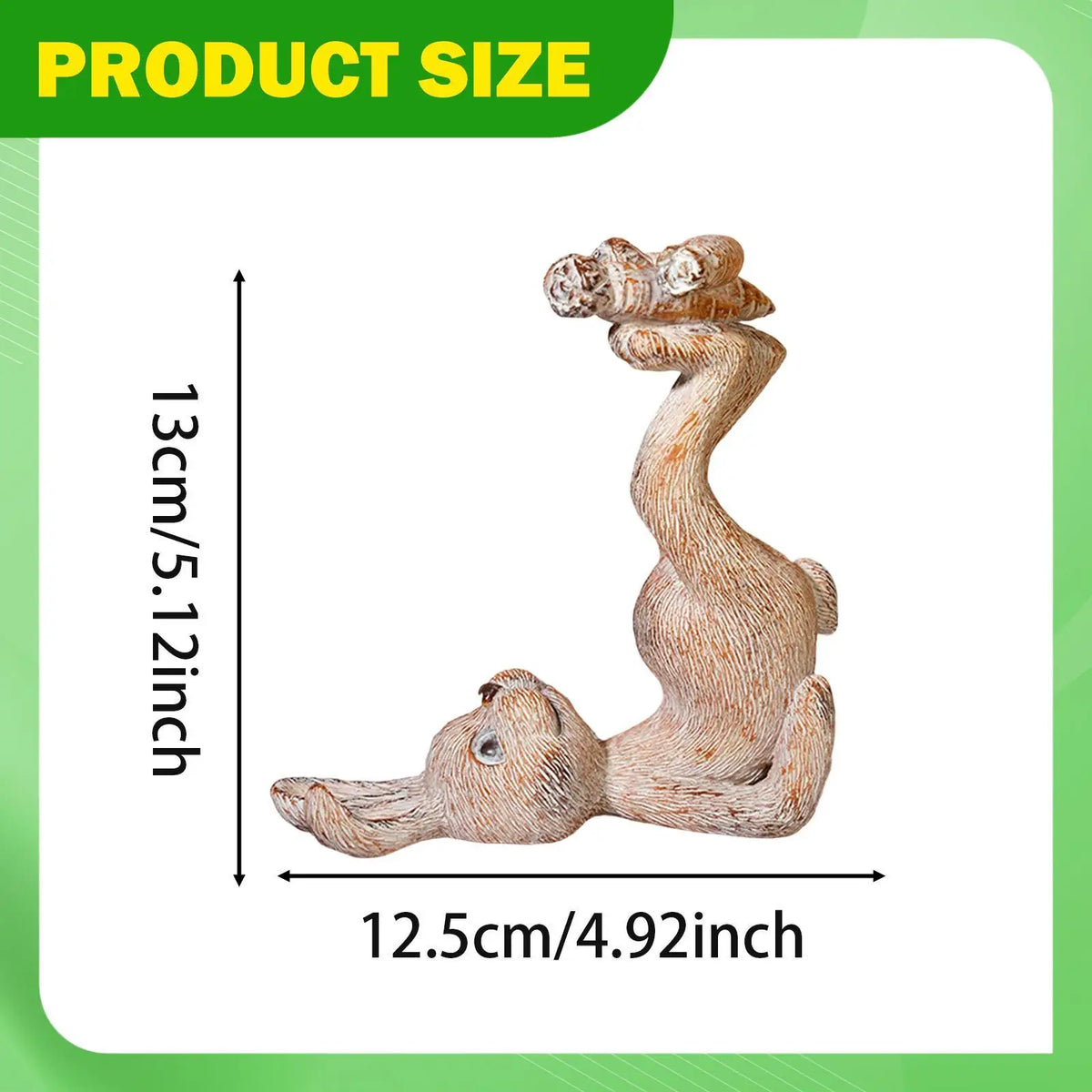 Resin Easter Bunny Figurine – Handmade Rabbit Statue Décor