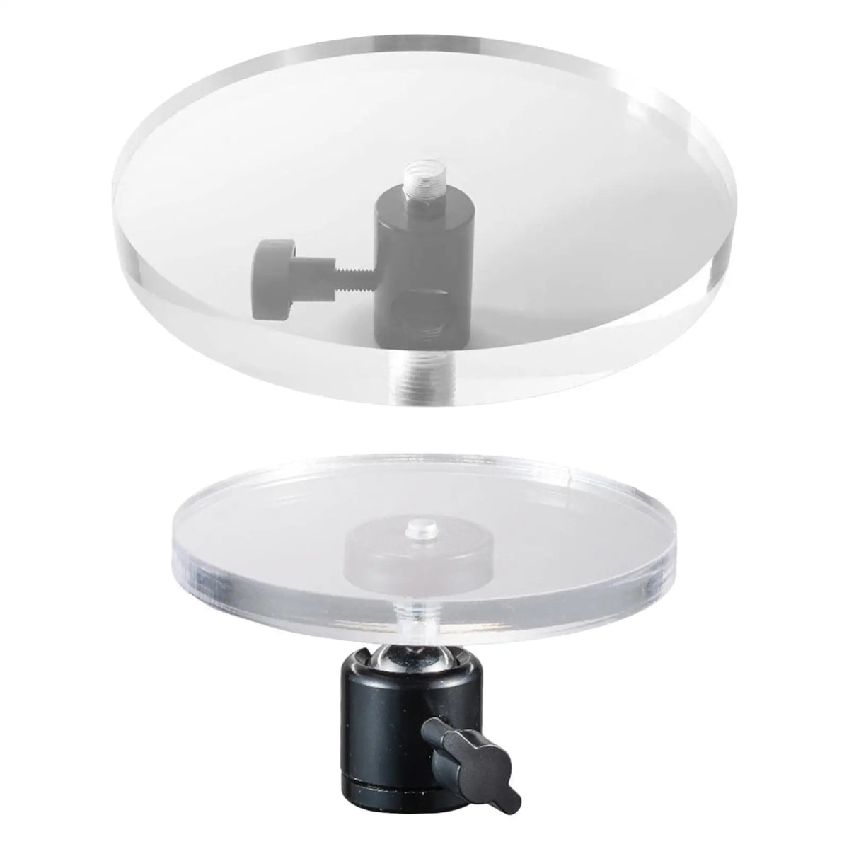 Round Acrylic Riser Display Stand with Thread Adapter