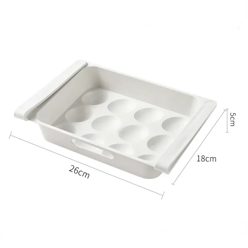 Refrigerator Egg & Food Storage Organizer Box | PP Tray