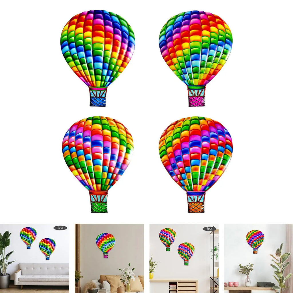 Metal Hot Air Balloon Hanging Ornament | Home & Party Decor