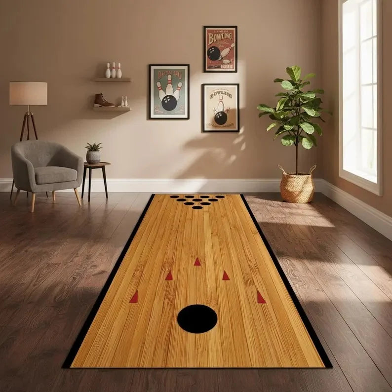 Kids Game Play Rug – City Road & Railway Track Design Mat