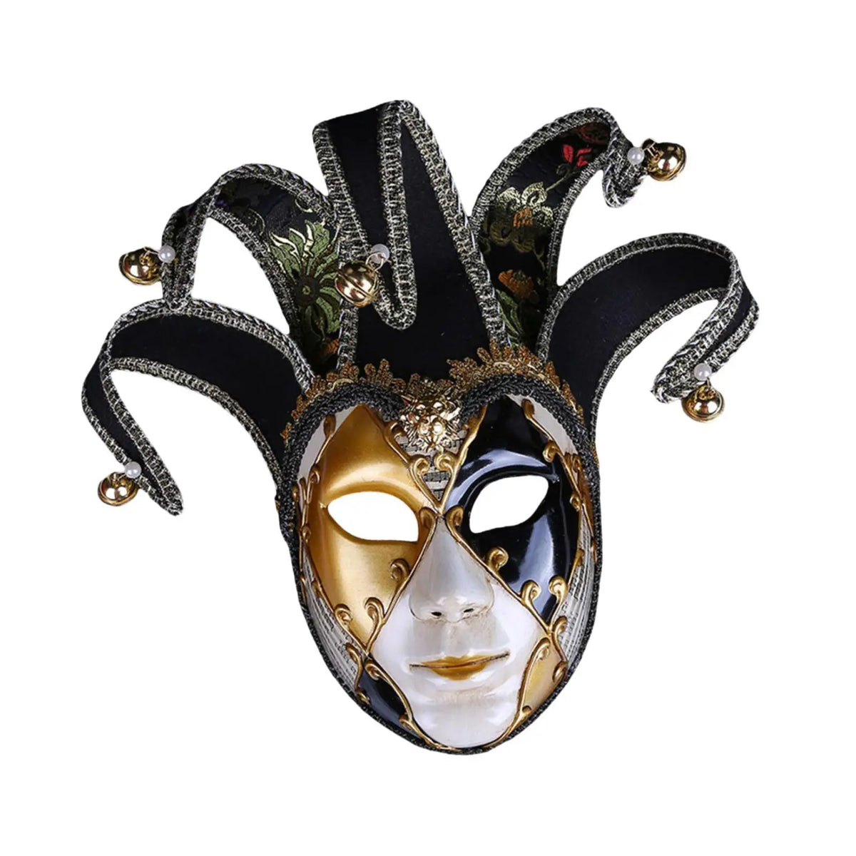 Mardi Gras Full Face Mask – Carnival Masquerade Costume