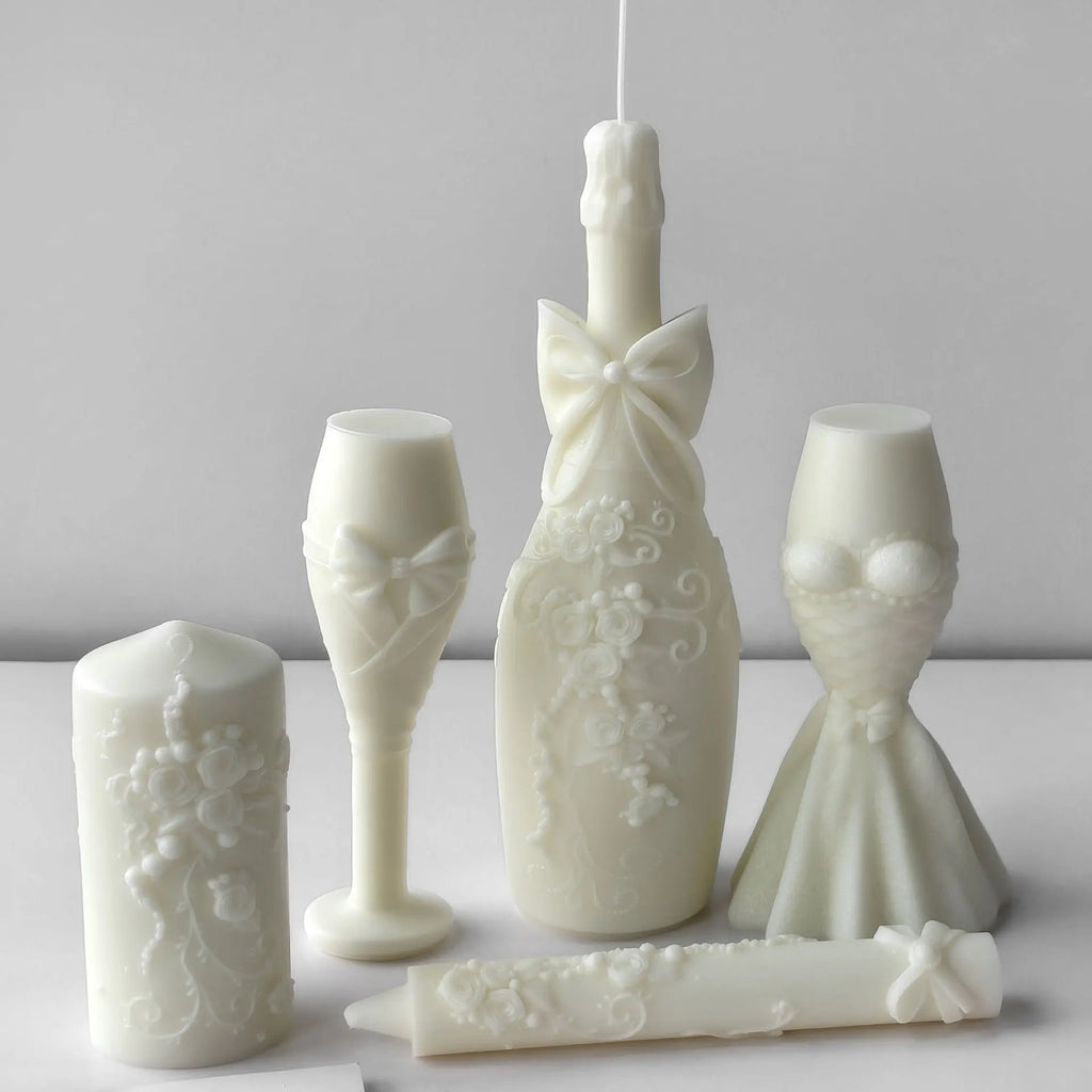 Champagne Cup Silicone Candle Mold – DIY Wedding Craft