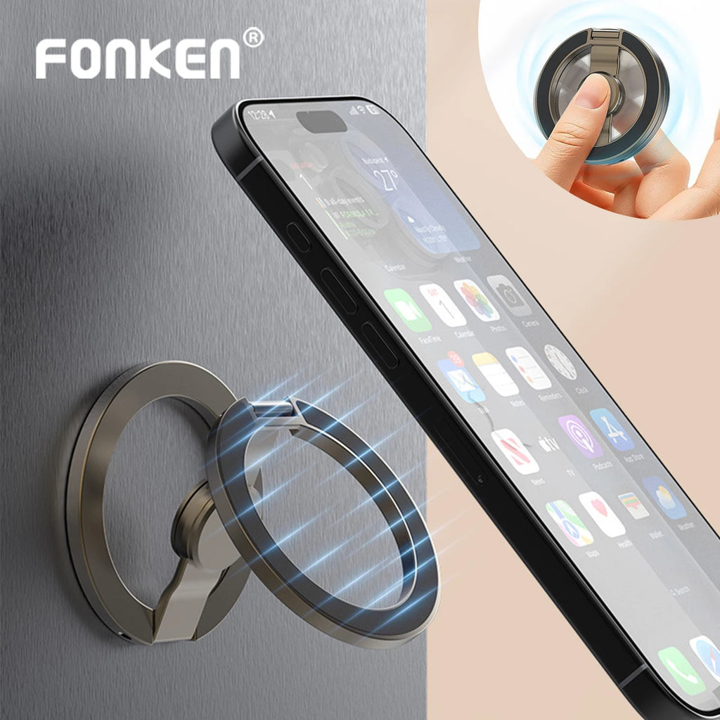 Magnetic Fidget Spinner Phone Ring Holder | MagSafe 360°