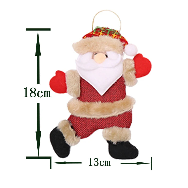 Snowman & Deer Christmas Cloth Decoration | Holiday Décor