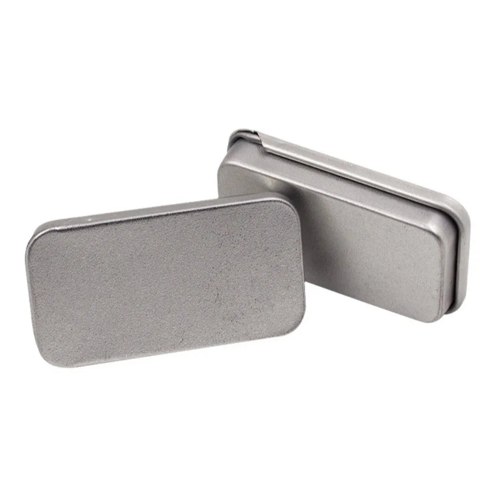 Sliding Lid Tin Box – Rectangular Tinplate Storage | 19 Sizes
