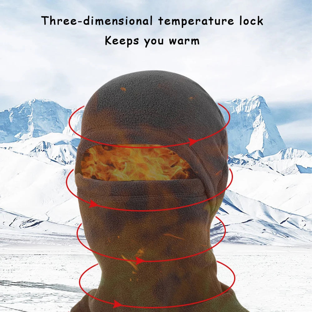 Winter Fleece Balaclava Full Face Mask – Ski, Moto & Outdoor