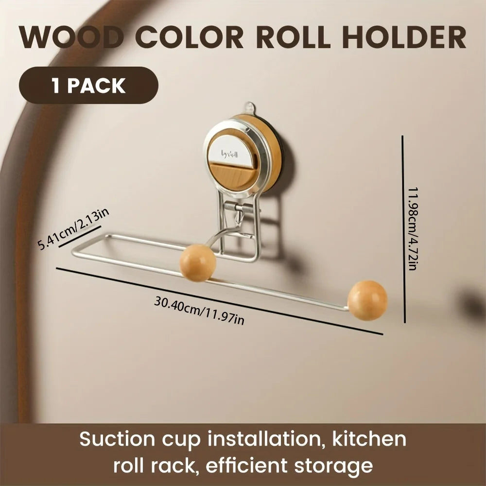 No-Drill Suction Cup Paper Towel Holder | Wall Mount