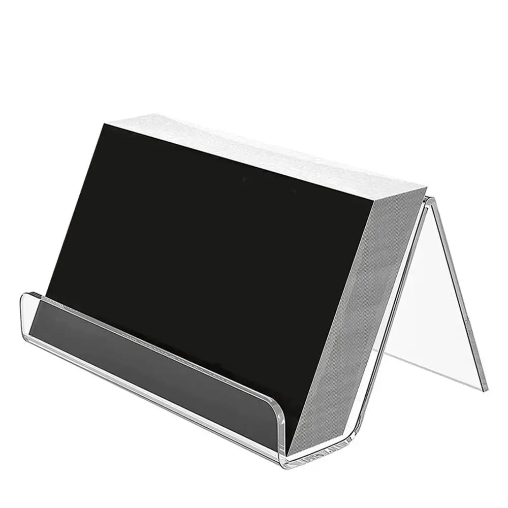 Acrylic Book Holder Transparent CD Display Rack & Bookshelf
