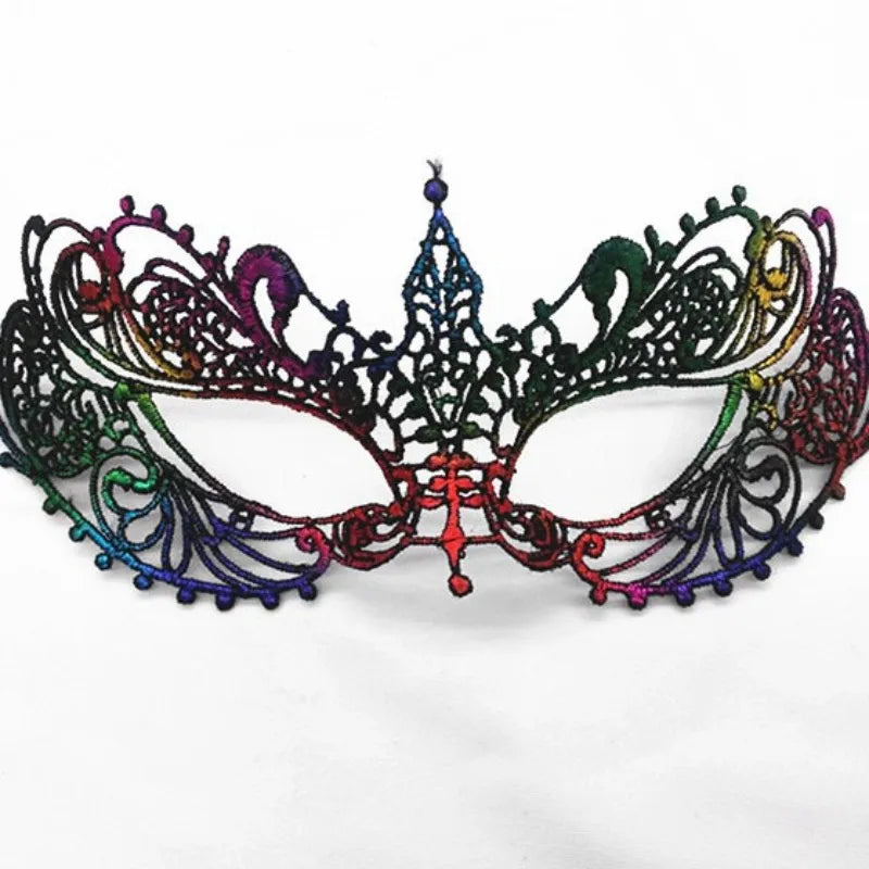 Elegant Venetian Lace Eye Mask – Masquerade & Carnival