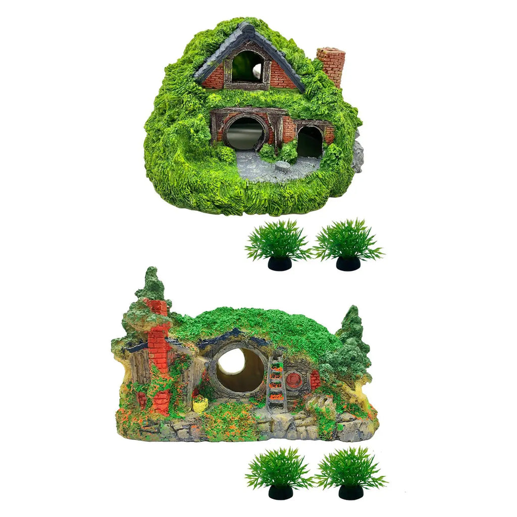 Resin Aquarium Cave Hideaway | Fish Tank Shelter Ornament