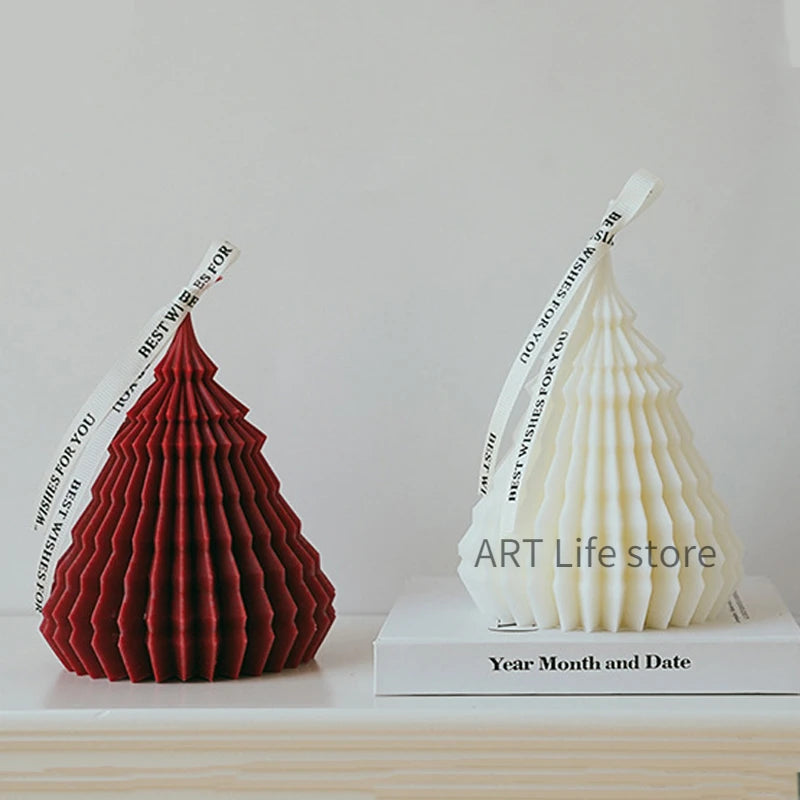 3D Christmas Tree Silicone Mold – Candle, Soap & Resin DIY