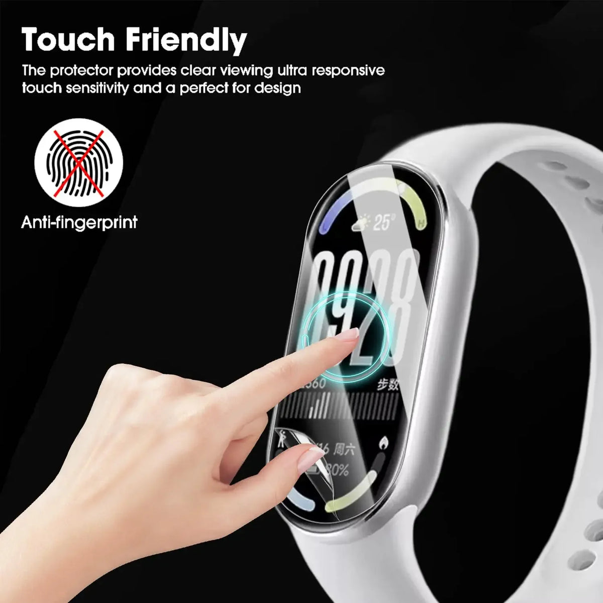 3D Curved Screen Protector for Xiaomi Mi Band 11 – Anti-Scratch