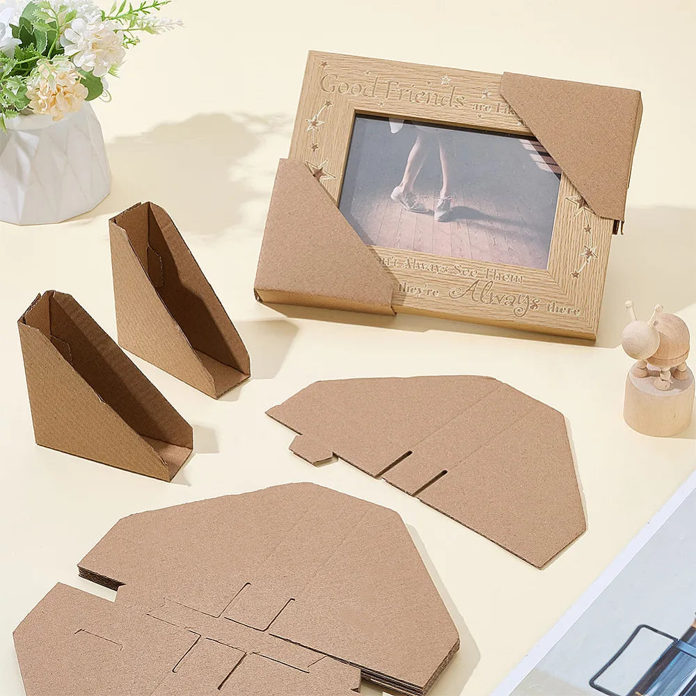 Triangle Cardboard Frame Corner Protectors – Goldenrod 135x210mm