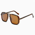 Polarized Steampunk Square Sunglasses – UV400 Vintage Shades
