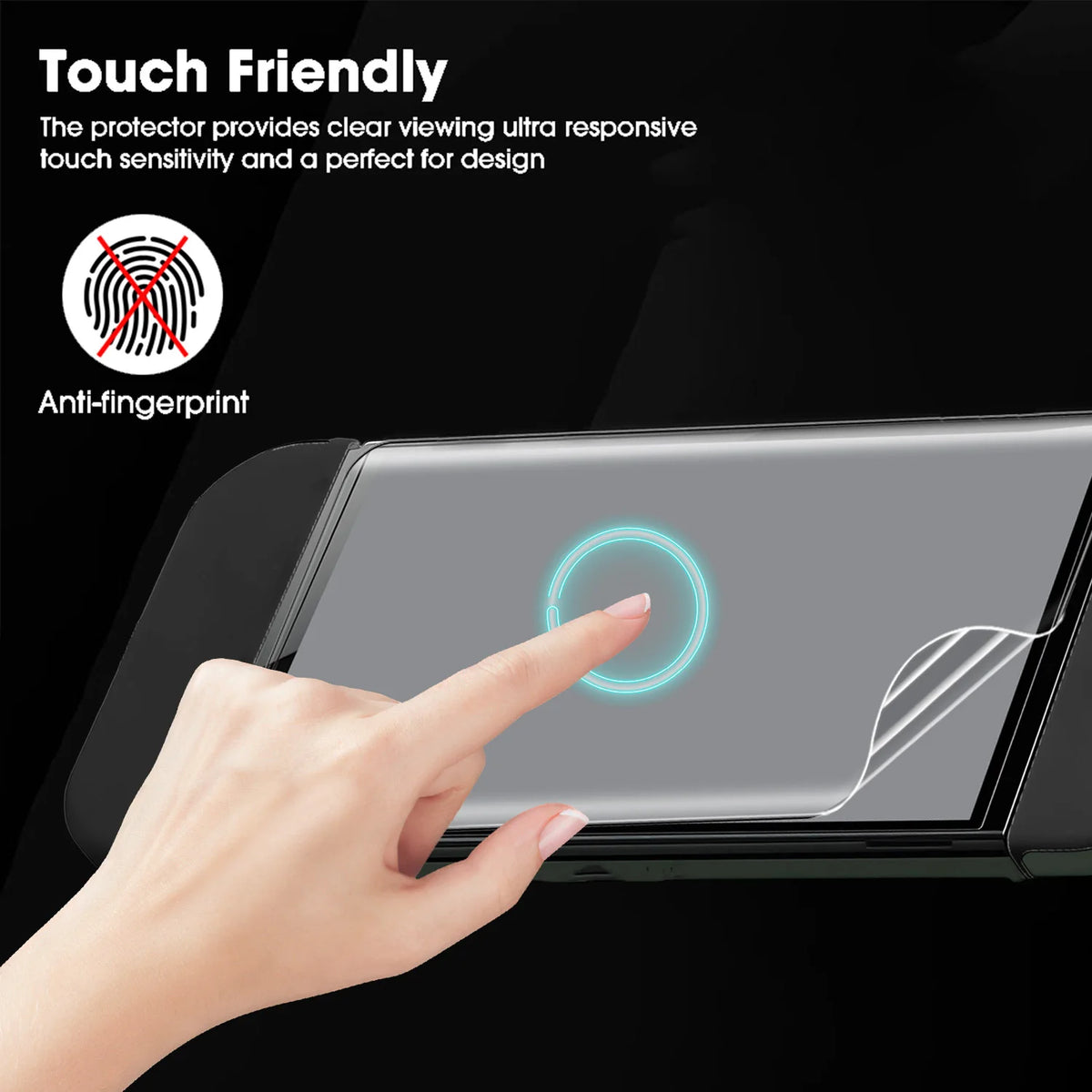 Nintendo Switch 2 Hydrogel Screen Protector – HD Full Coverage